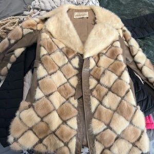 Real fur jacket